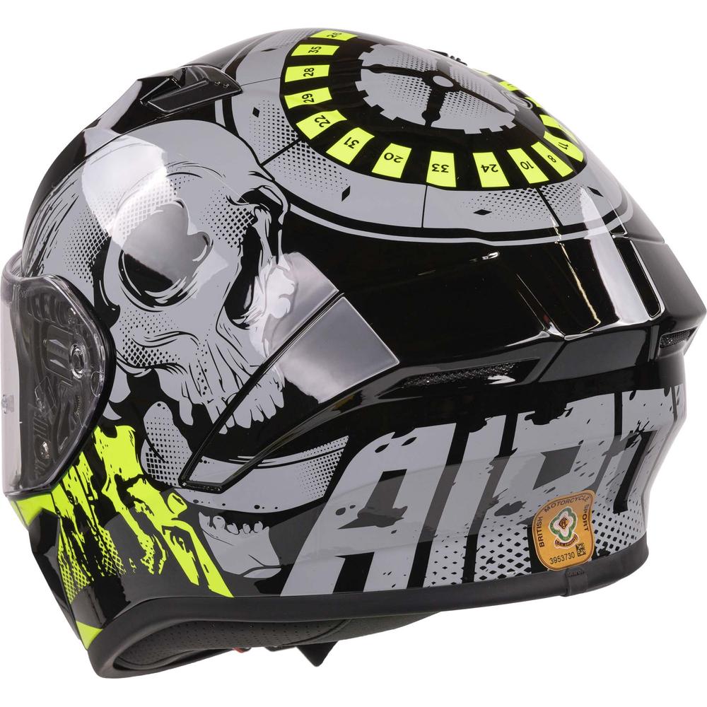 Airoh Valor Full Face Helmet Akuna Gloss Yellow