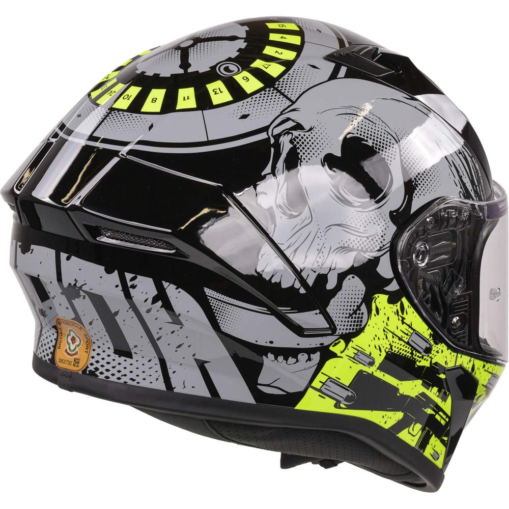 Airoh Valor Full Face Helmet Akuna Gloss Yellow