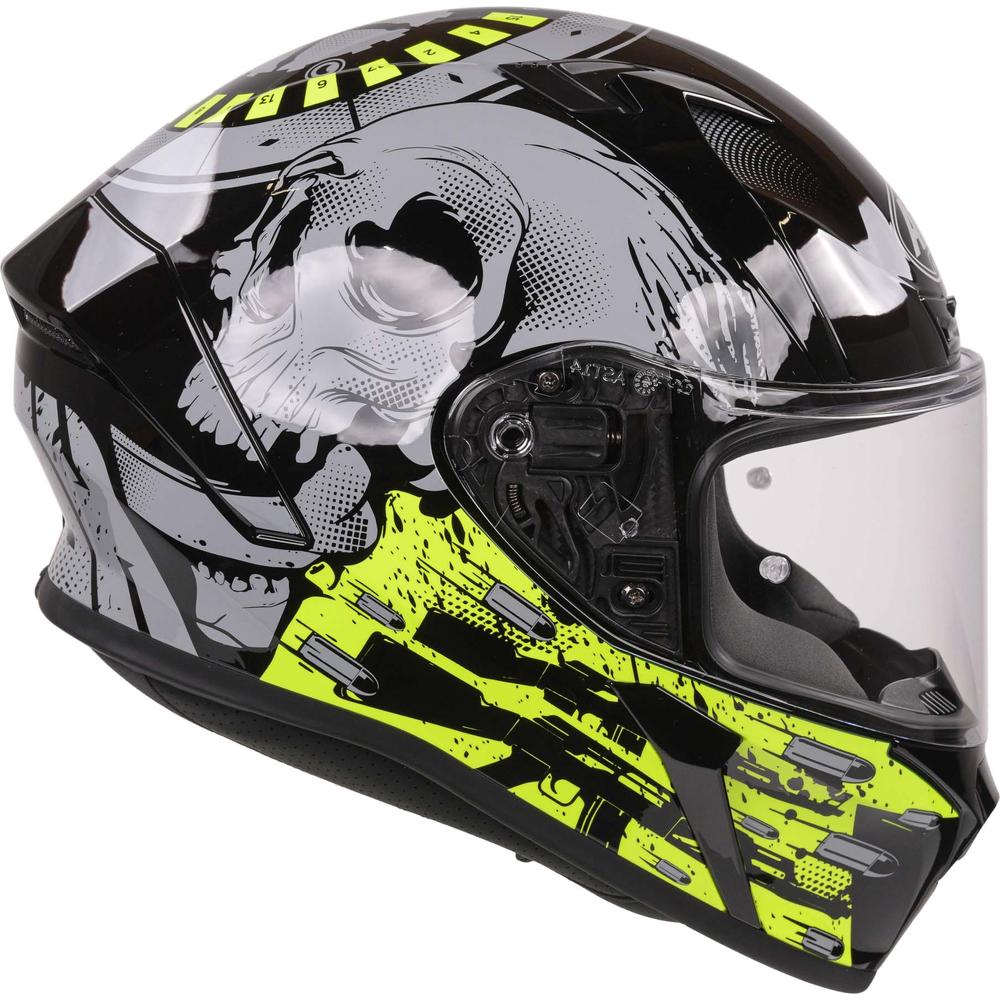 Airoh Valor Full Face Helmet Akuna Gloss Yellow