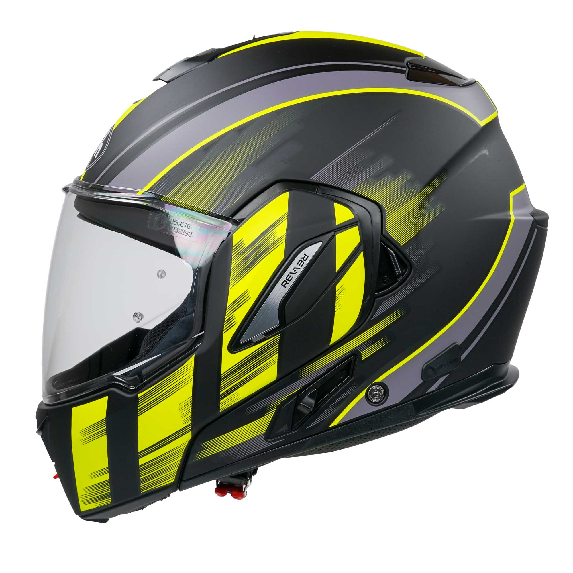 Airoh REV19 Flip-Up Helmet Ikon Matt Yellow - FREE UK Shipping, FREE 365 Day Returns | Moto Central