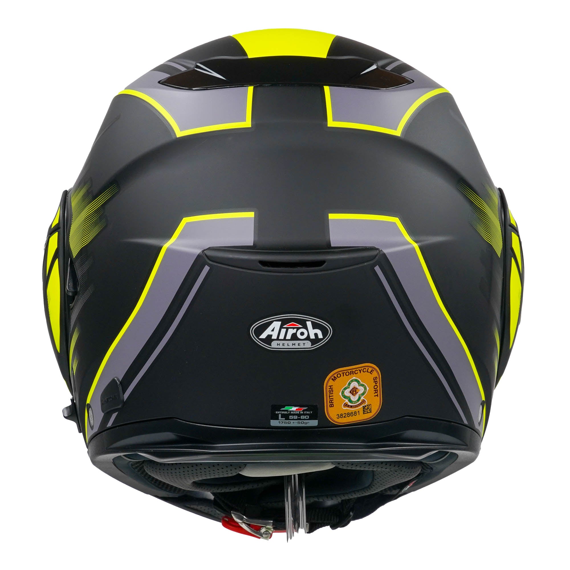 Airoh REV19 Flip-Up Helmet Ikon Matt Yellow - FREE UK Shipping, FREE 365 Day Returns | Moto Central