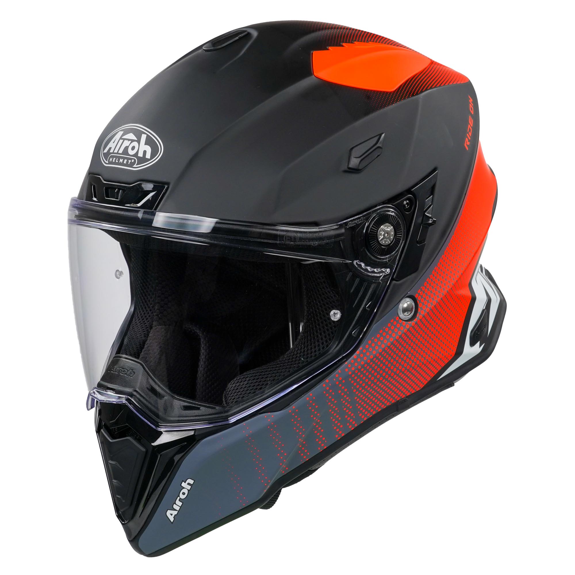 Airoh Commander Adventure Helmet Matt Progress Orange