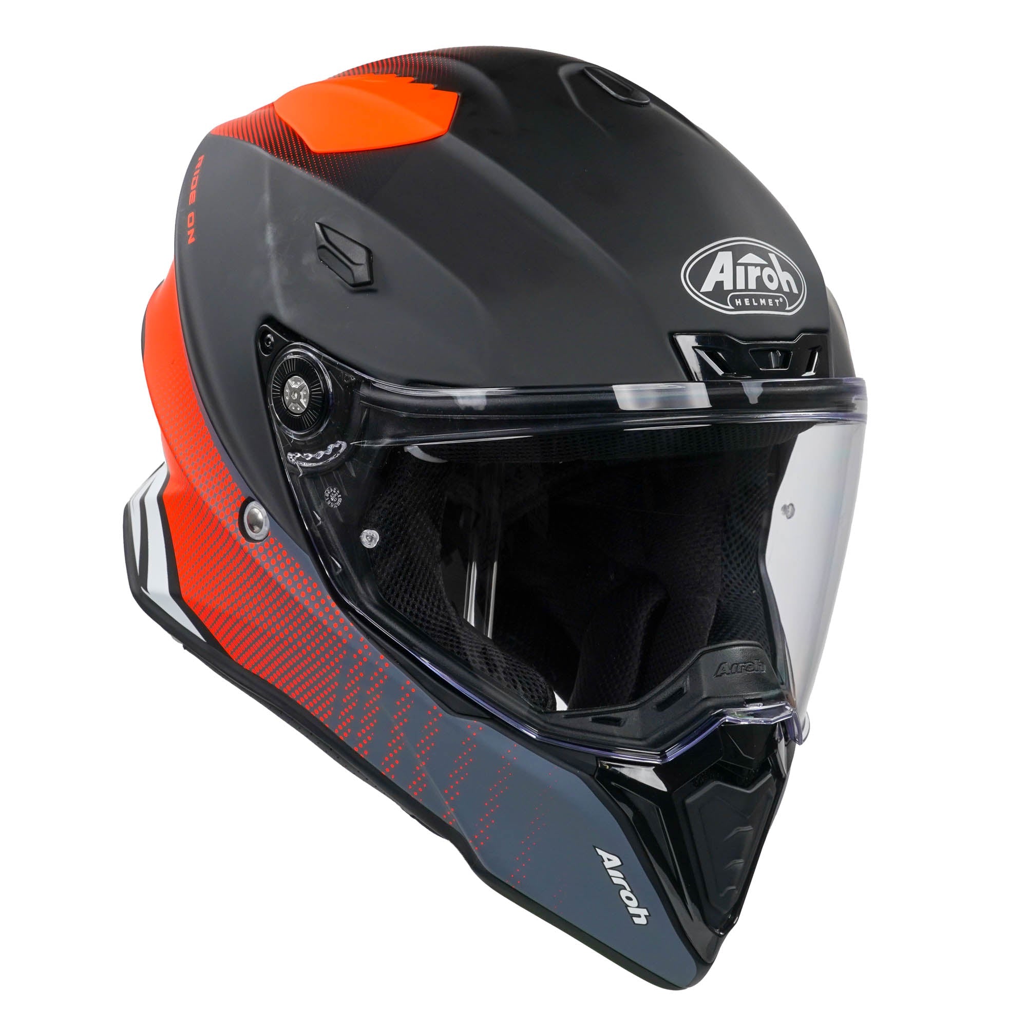 Airoh Commander Adventure Helmet Matt Progress Orange