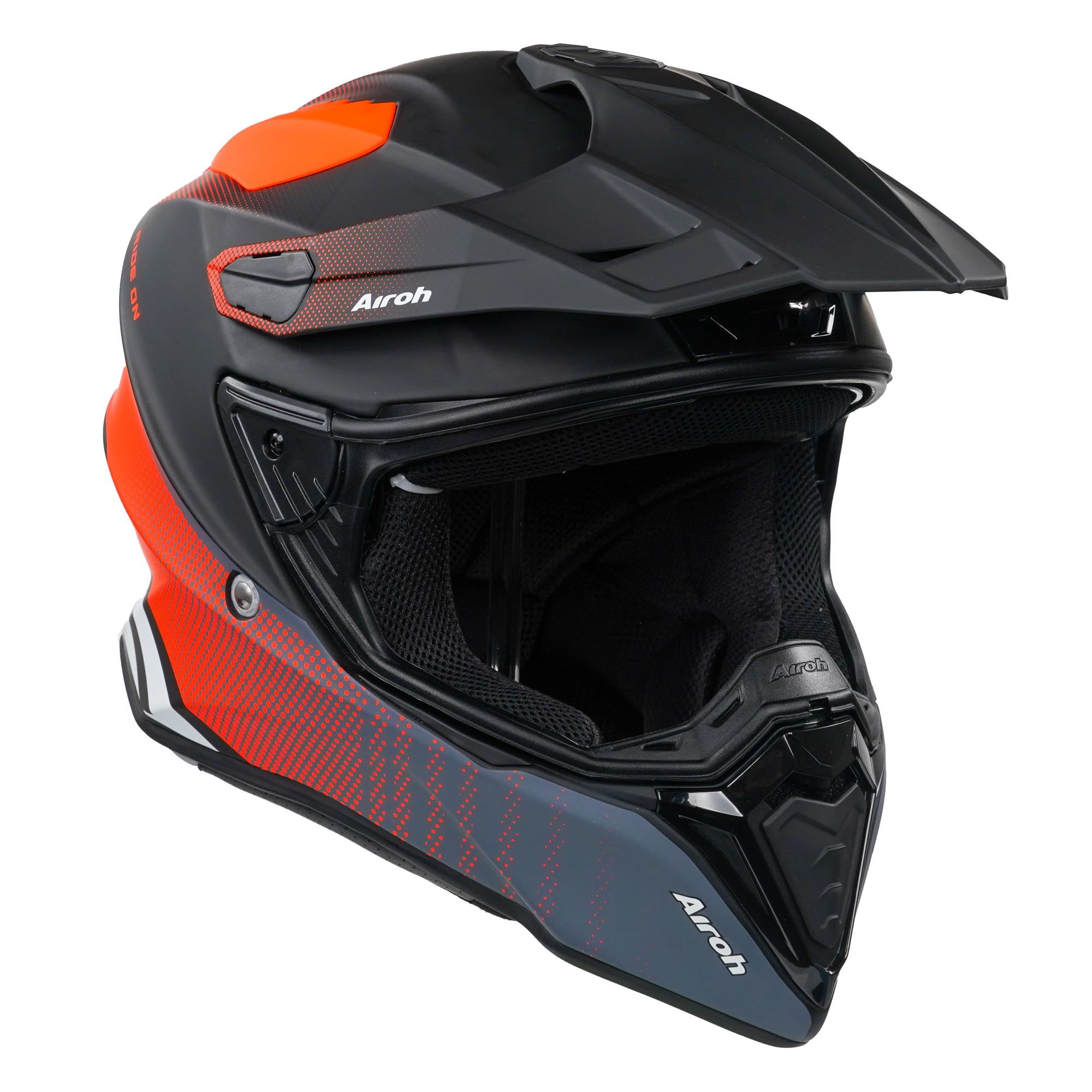 Airoh Commander Adventure Helmet Matt Progress Orange