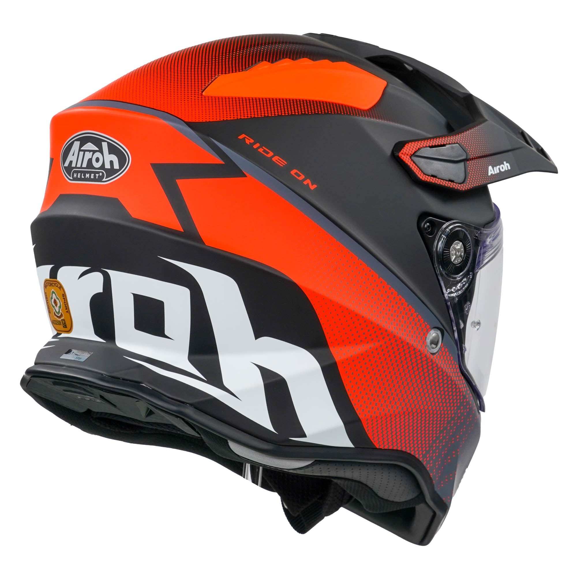 Airoh Commander Adventure Helmet Matt Progress Orange