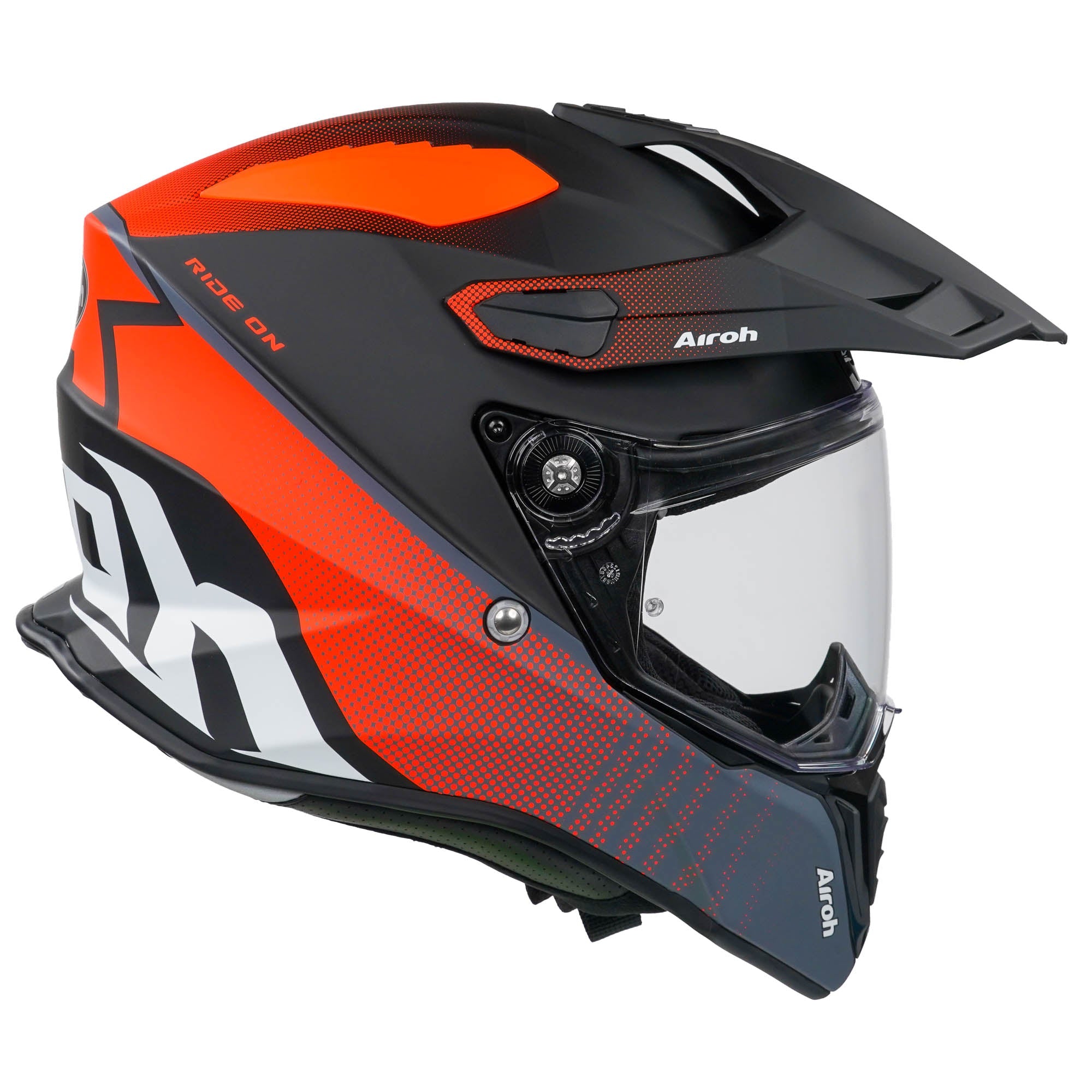 Airoh Commander Adventure Helmet Matt Progress Orange