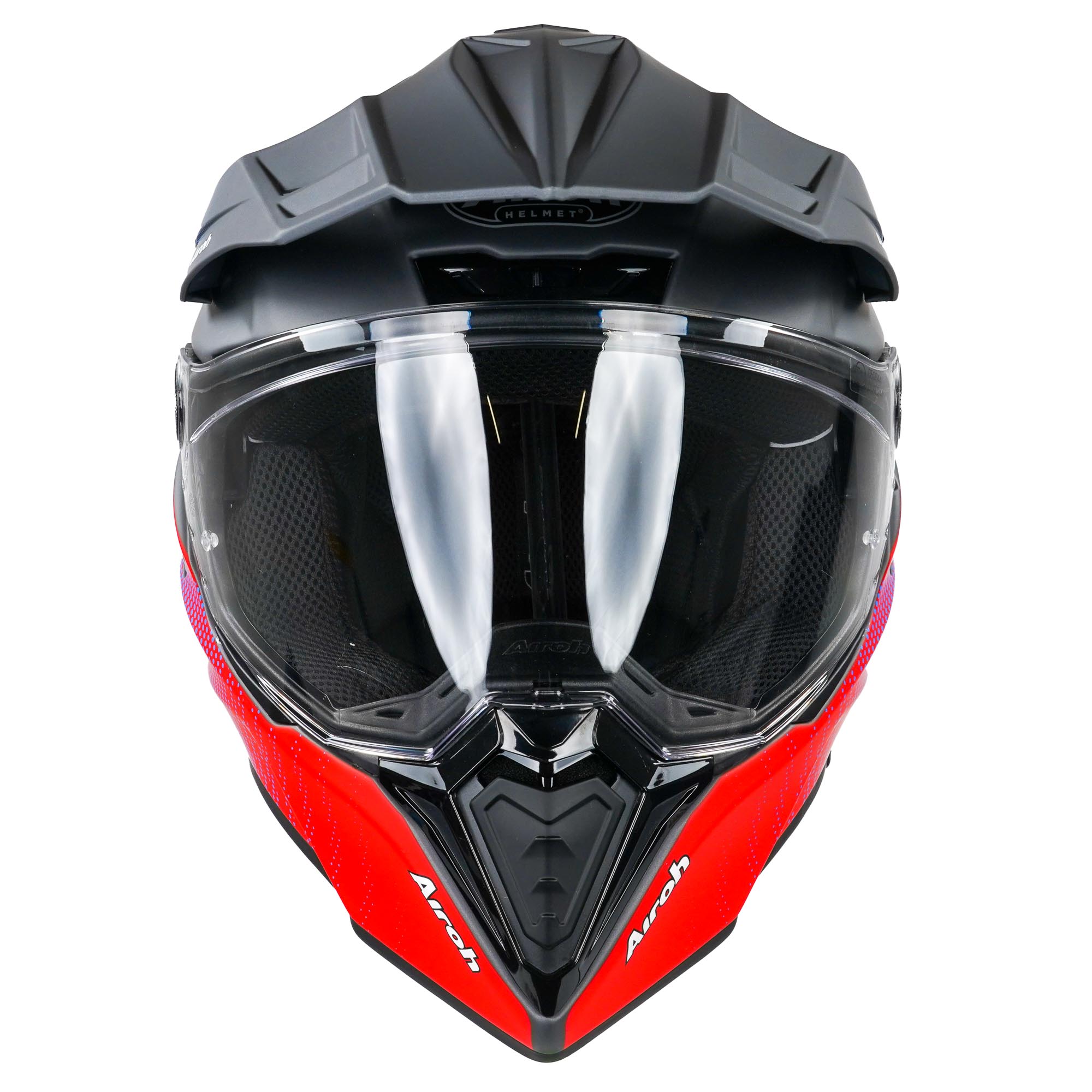 Airoh Commander Adventure Helmet Matt Progress Red / Blue