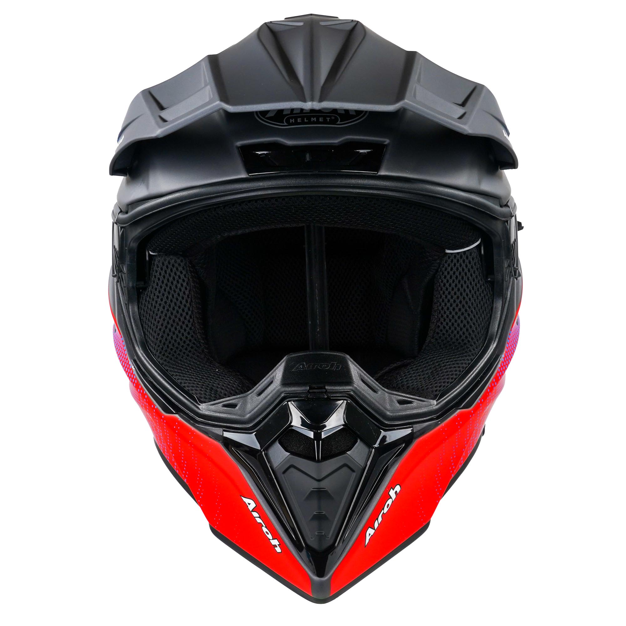 Airoh Commander Adventure Helmet Matt Progress Red / Blue