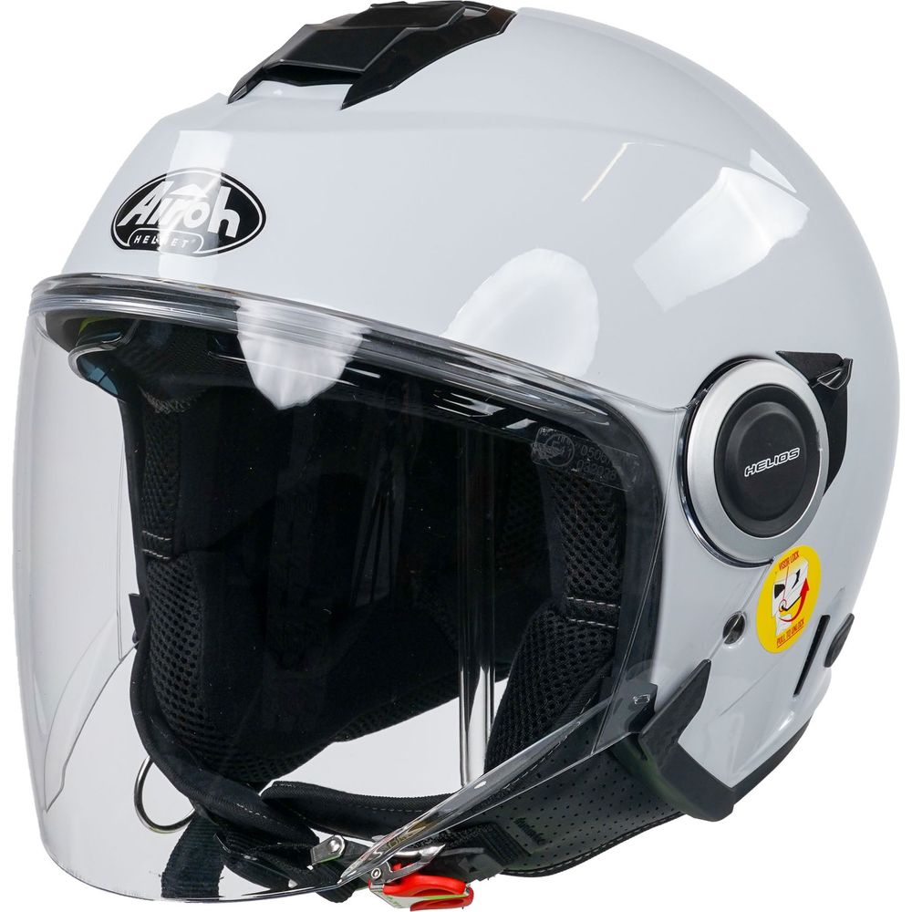 Airoh Helios Jet Open Face Helmet Gloss Concrete Grey