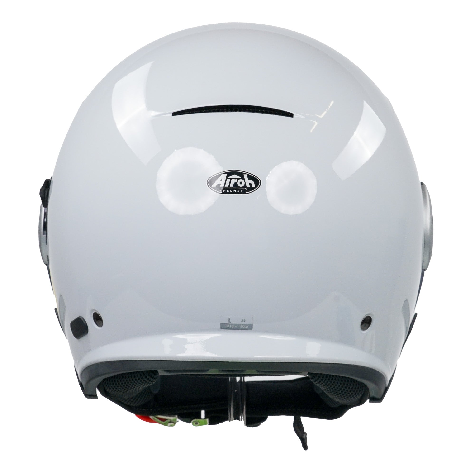 Airoh Helios Jet Open Face Helmet Gloss Concrete Grey  - FREE UK Delivery - Moto Central