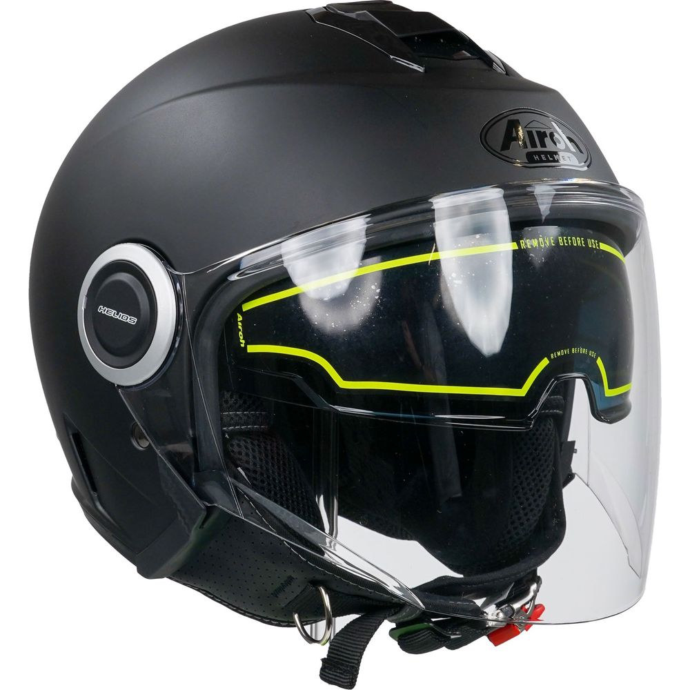 Airoh Helios Jet Open Face Helmet Matt Black