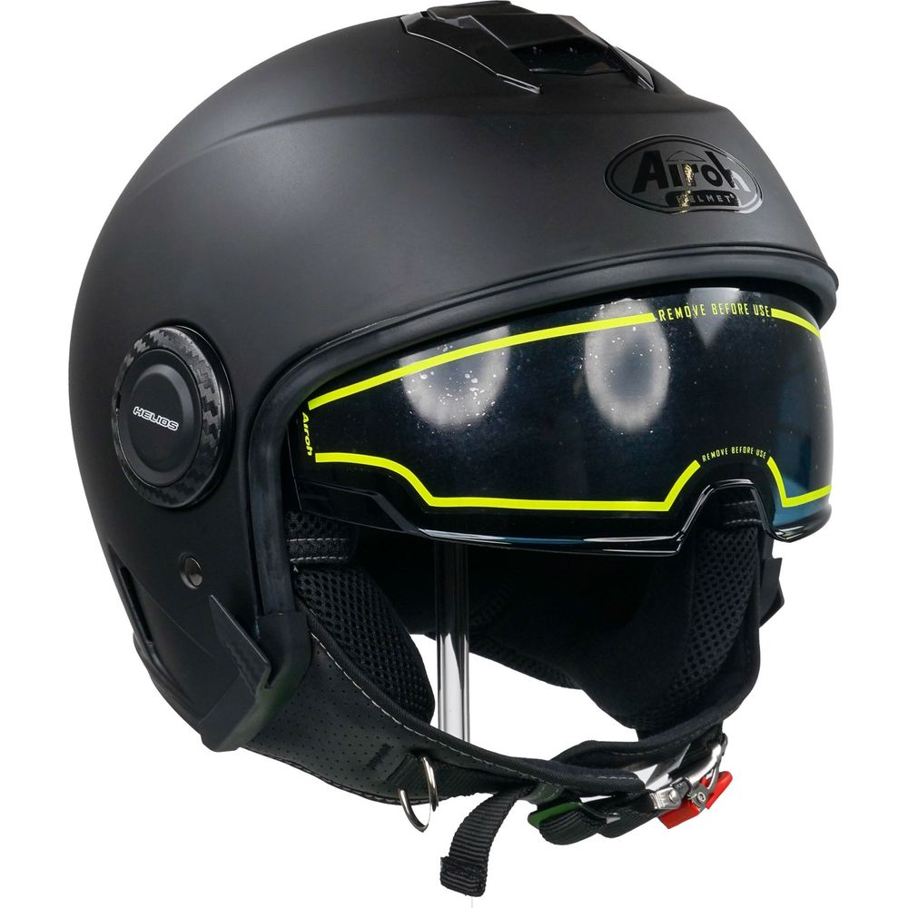 Airoh Helios Jet Open Face Helmet Matt Black