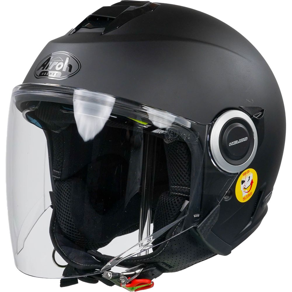 Airoh Helios Jet Open Face Helmet Matt Black