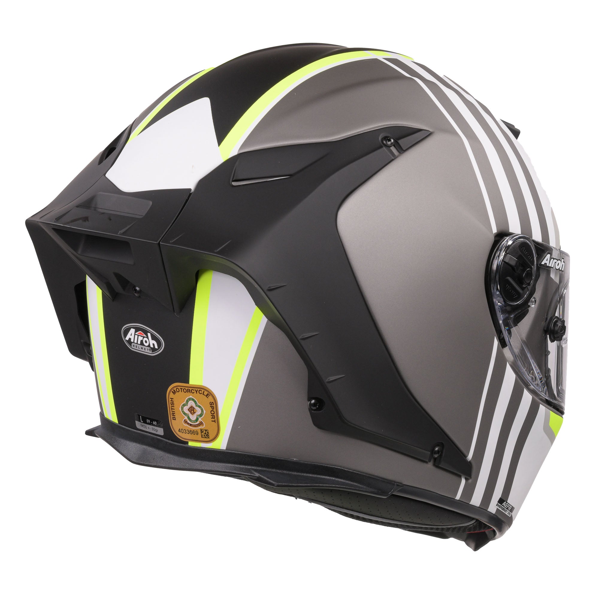 Airoh GP550S Full Face Helmet Matt Skyline Black - FREE UK Shipping, FREE 365 Day Returns | Moto Central