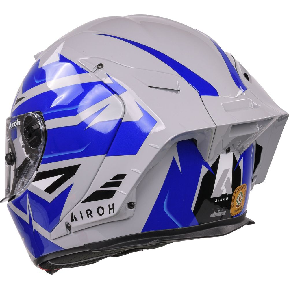 Airoh GP550S Full Face Helmet Wander Gloss Blue - FREE UK Shipping, FREE 365 Day Returns | Moto Central