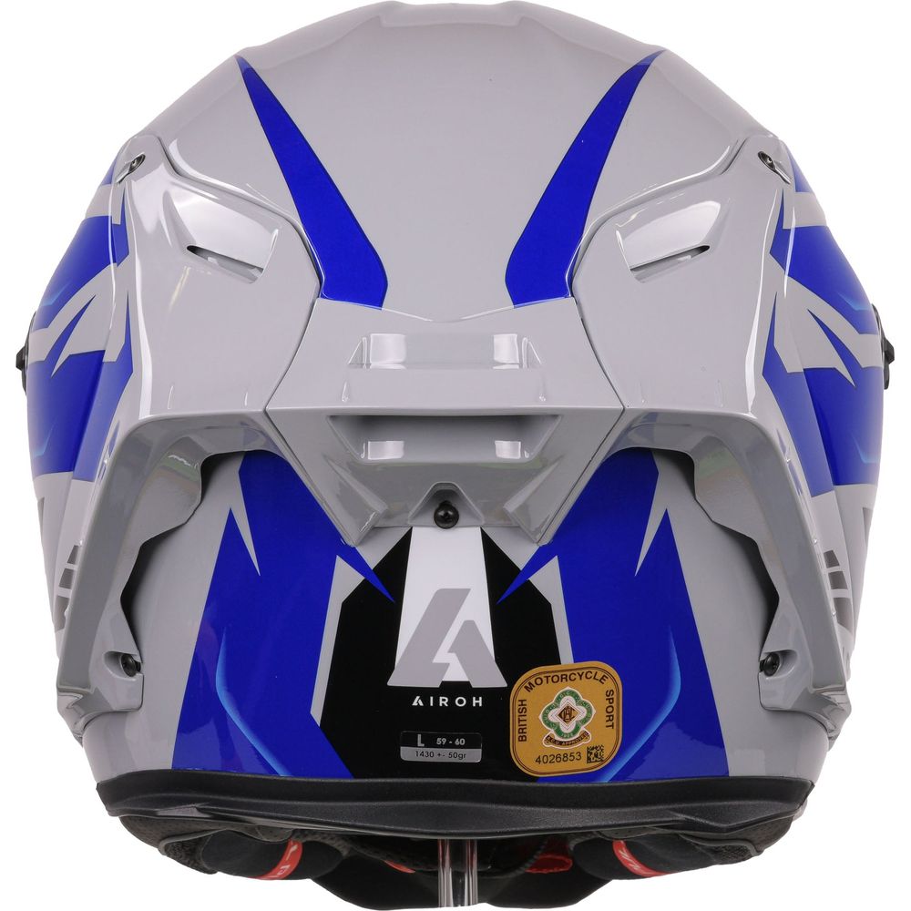 Airoh GP550S Full Face Helmet Wander Gloss Blue - FREE UK Shipping, FREE 365 Day Returns | Moto Central