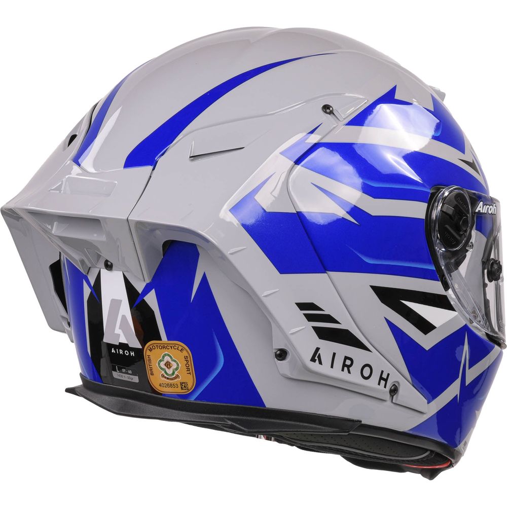 Airoh GP550S Full Face Helmet Wander Gloss Blue - FREE UK Shipping, FREE 365 Day Returns | Moto Central