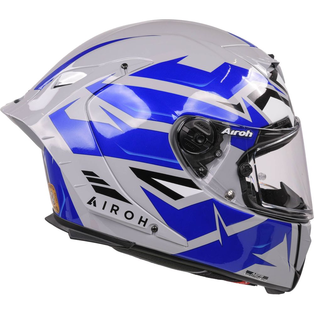 Airoh GP550S Full Face Helmet Wander Gloss Blue - FREE UK Shipping, FREE 365 Day Returns | Moto Central