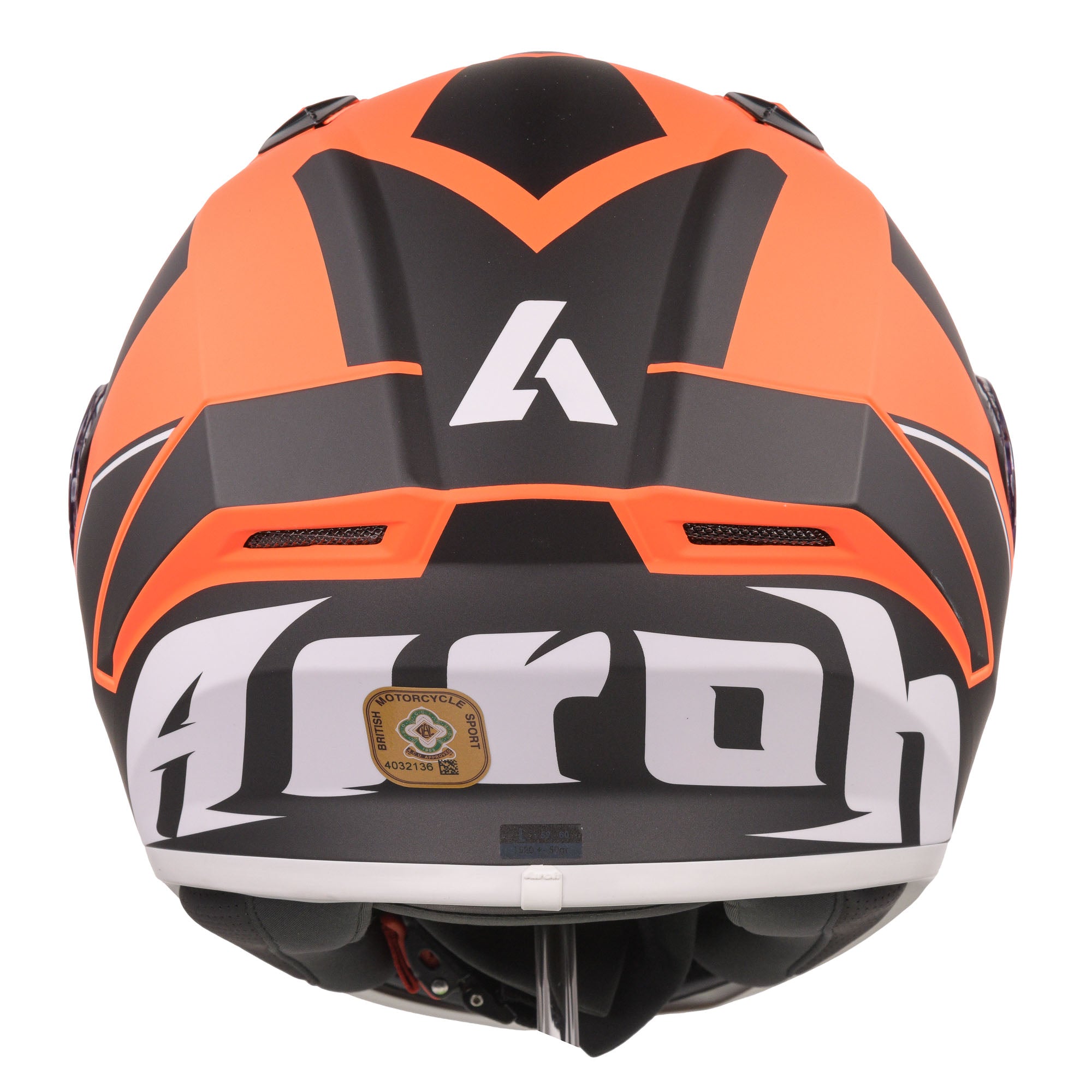 Airoh Valor Full Face Helmet Matt Wings Orange - FREE UK Shipping, FREE 365 Day Returns | Moto Central