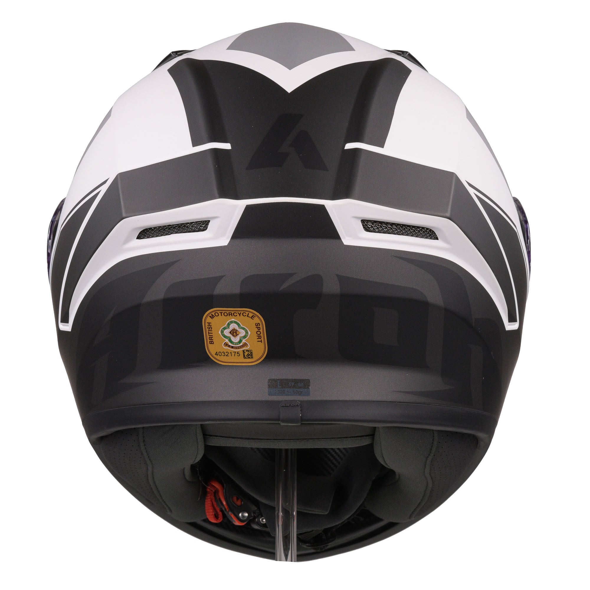 Airoh Valor Full Face Helmet Matt Wings White - FREE UK Shipping, FREE 365 Day Returns | Moto Central