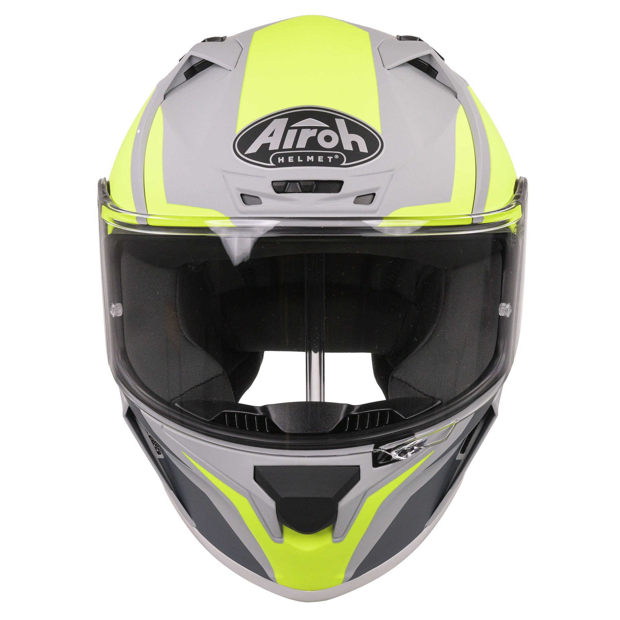 Airoh Valor Full Face Helmet Matt Wings Fluo Yellow  - FREE UK Delivery - Moto Central