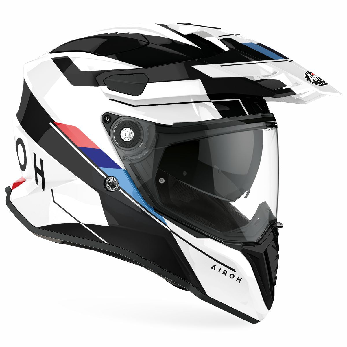 Airoh Commander Adventure Helmet Gloss Skill White