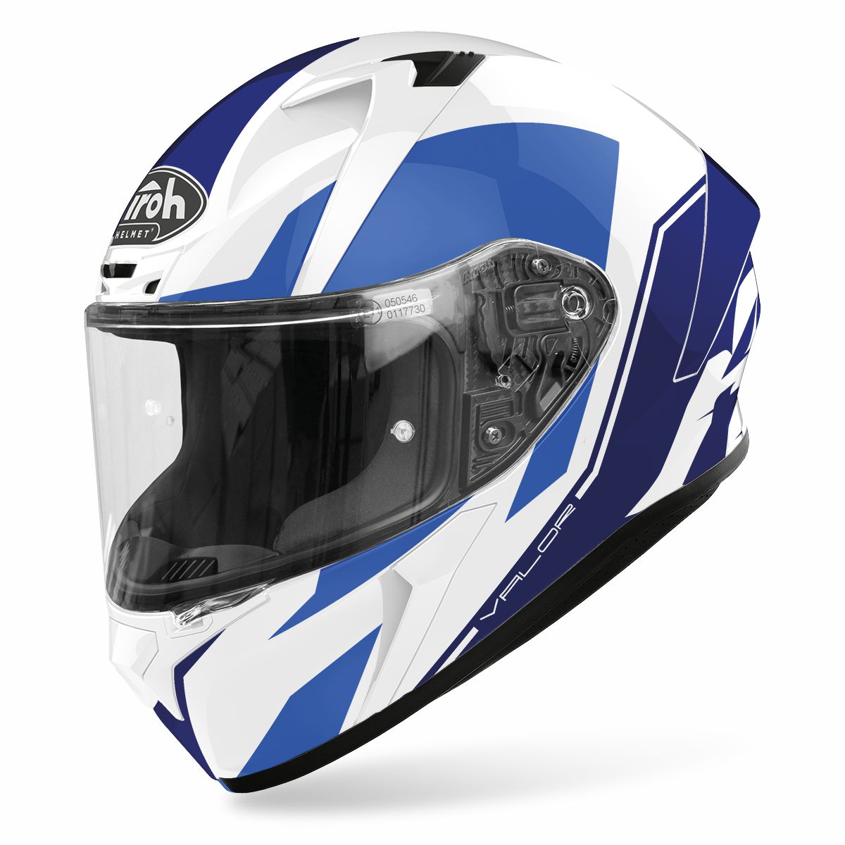 Airoh Valor Full Face Helmet Gloss Wings Blue  - FREE UK Delivery - Moto Central