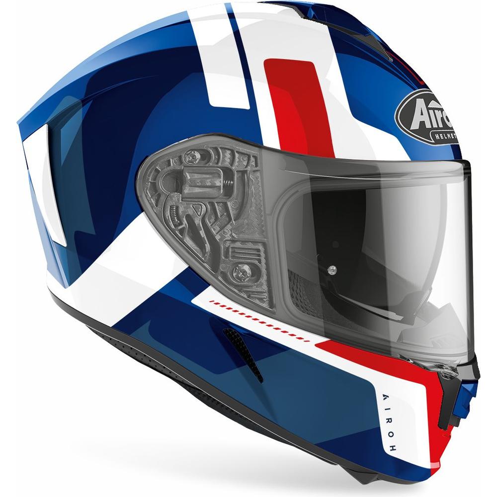 Airoh Spark Shogun Full Face Helmet Gloss Blue / Red