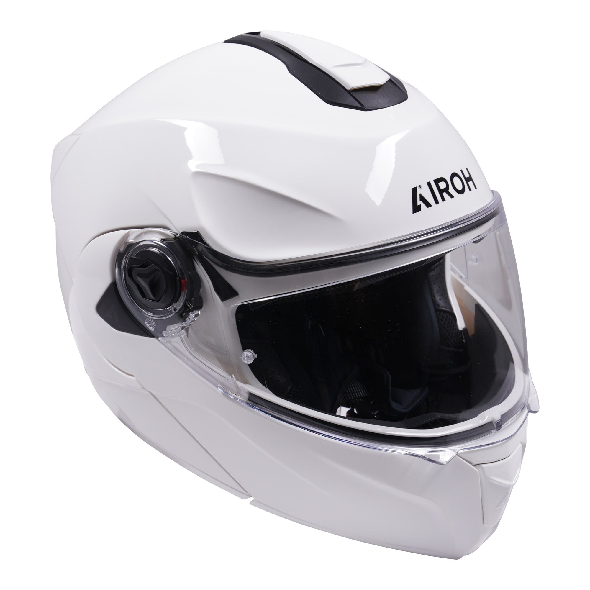 Airoh Specktre Flip-Up Helmet Gloss White - FREE UK Shipping, FREE 365 Day Returns | Moto Central