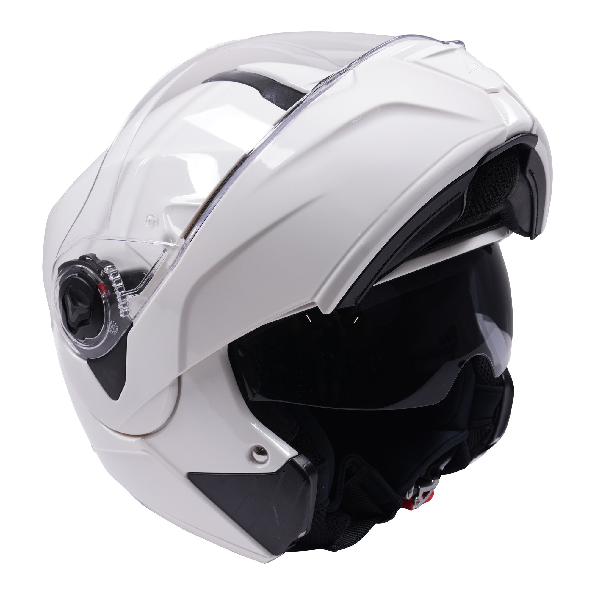 Airoh Specktre Flip-Up Helmet Gloss White - FREE UK Shipping, FREE 365 Day Returns | Moto Central