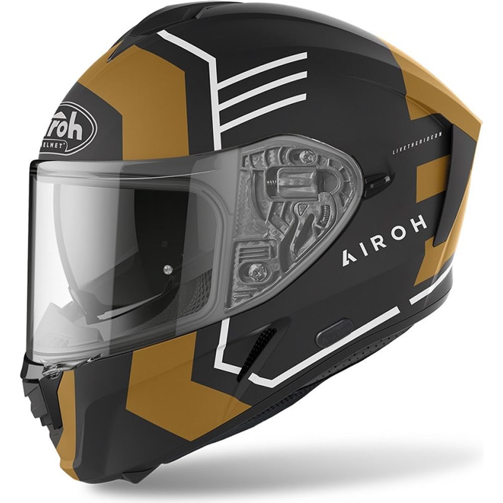 Airoh Spark Thrill Full Face Helmet Matt Gold