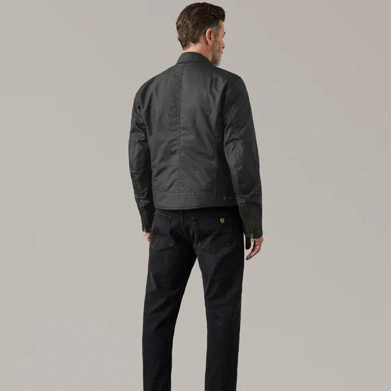 Belstaff Ariel Waxed Cotton Jacket Black - FREE UK Shipping, FREE 365 Day Returns | Moto Central