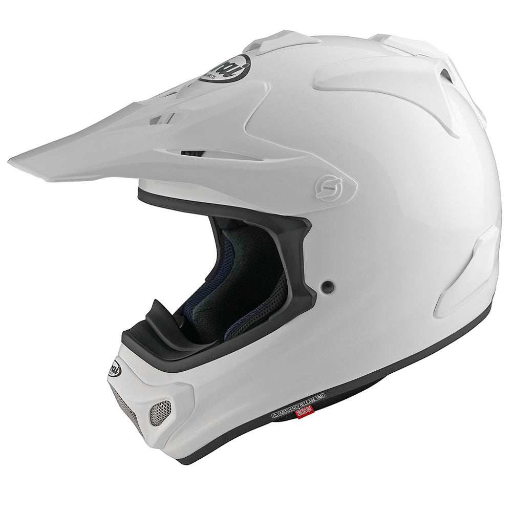 Arai MX-V Evo Plain Motocross Helmet White