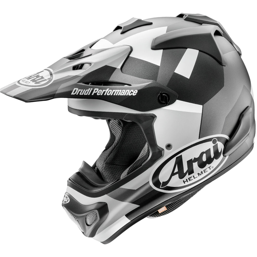 Arai MX-V Block Motocross Helmet Black - FREE UK Shipping, FREE 365 Day Returns | Moto Central