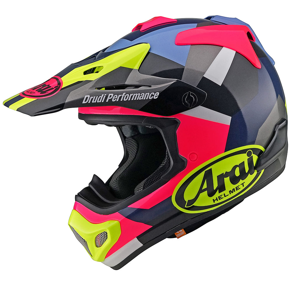 Arai MX-V Block Motocross Helmet Pink