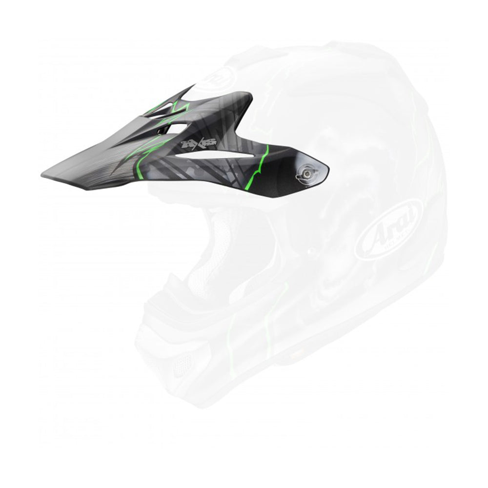 Arai MX-V Helmet Peak Barcia Green