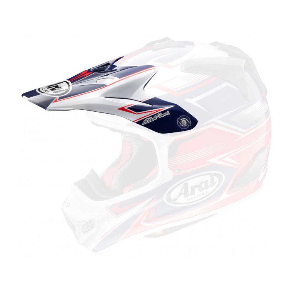 Arai MX-V Helmet Peak Sly Red