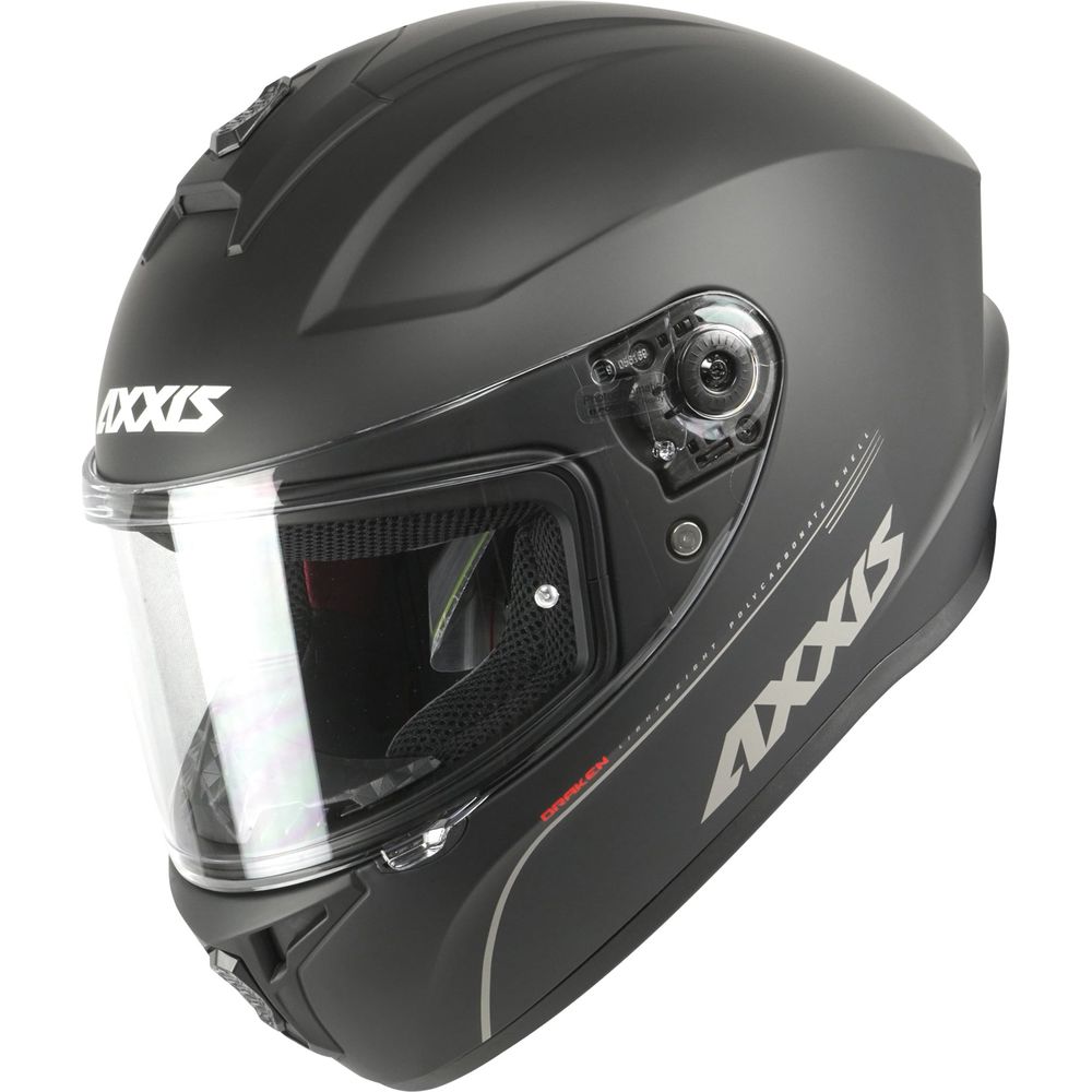 Axxis Draken S Solid A11 Full Face Helmet Matt Black