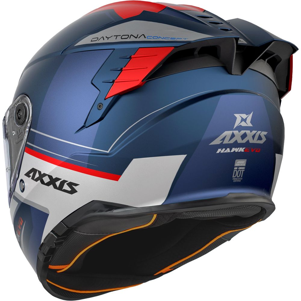 Axxis Hawk Evo SV Daytona C7 Full Face Helmet Matt Blue