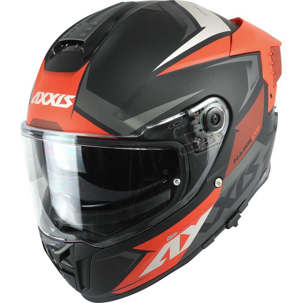 Axxis Hawk Evo SV Ixil B15 Full Face Helmet Matt Red