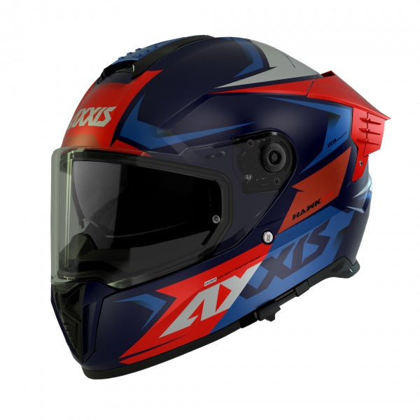 Axxis Hawk Evo SV Ixil C7 Full Face Helmet Matt Blue