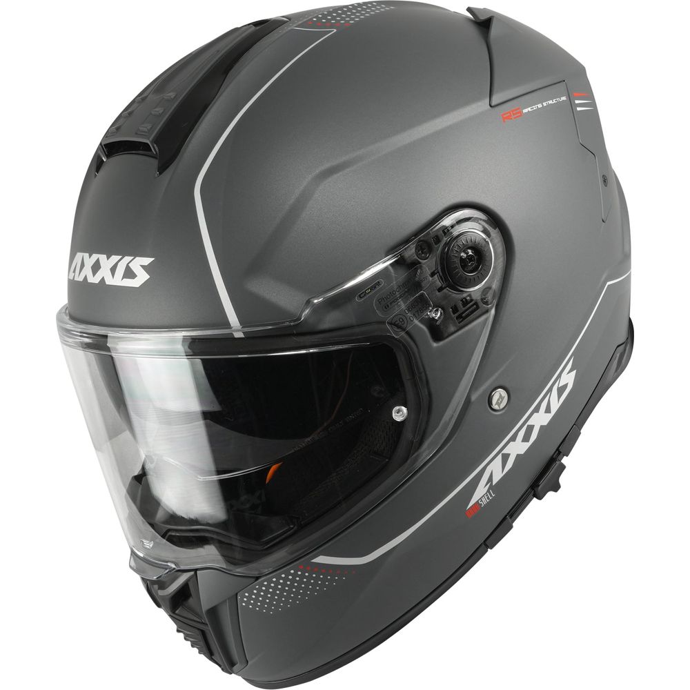 Axxis Hawk Evo SV Solid A2 Full Face Helmet Matt Titanium