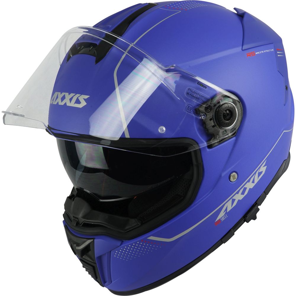 Axxis Hawk Evo SV Solid A7 Full Face Helmet Matt Blue