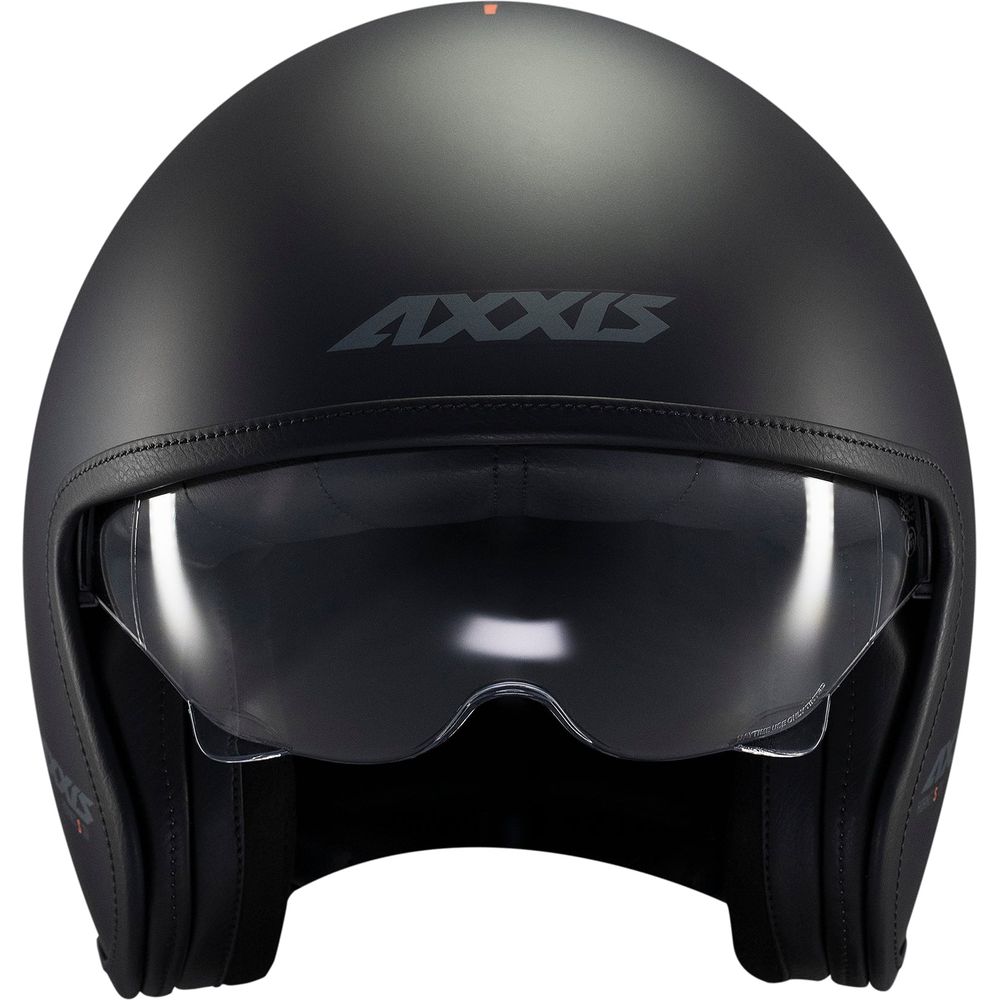 Axxis Hornet S SV Solid A1 Open Face Helmet Matt Black  - FREE UK Delivery - Moto Central