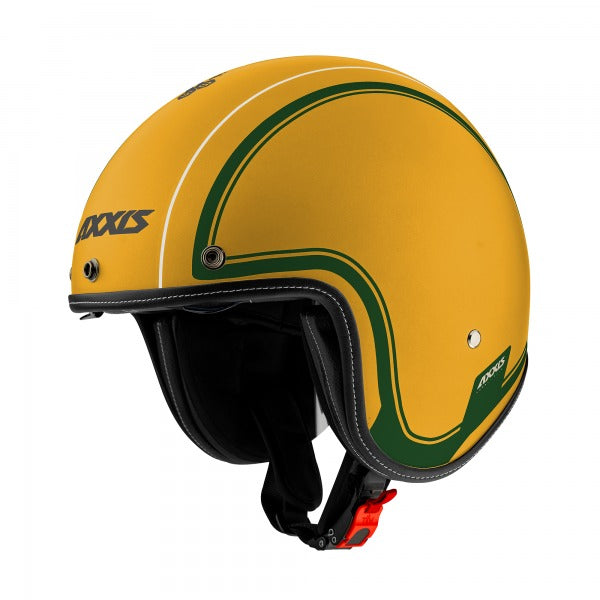 Axxis Hornet SV Royal C3 Open Face Helmet Matt Yellow