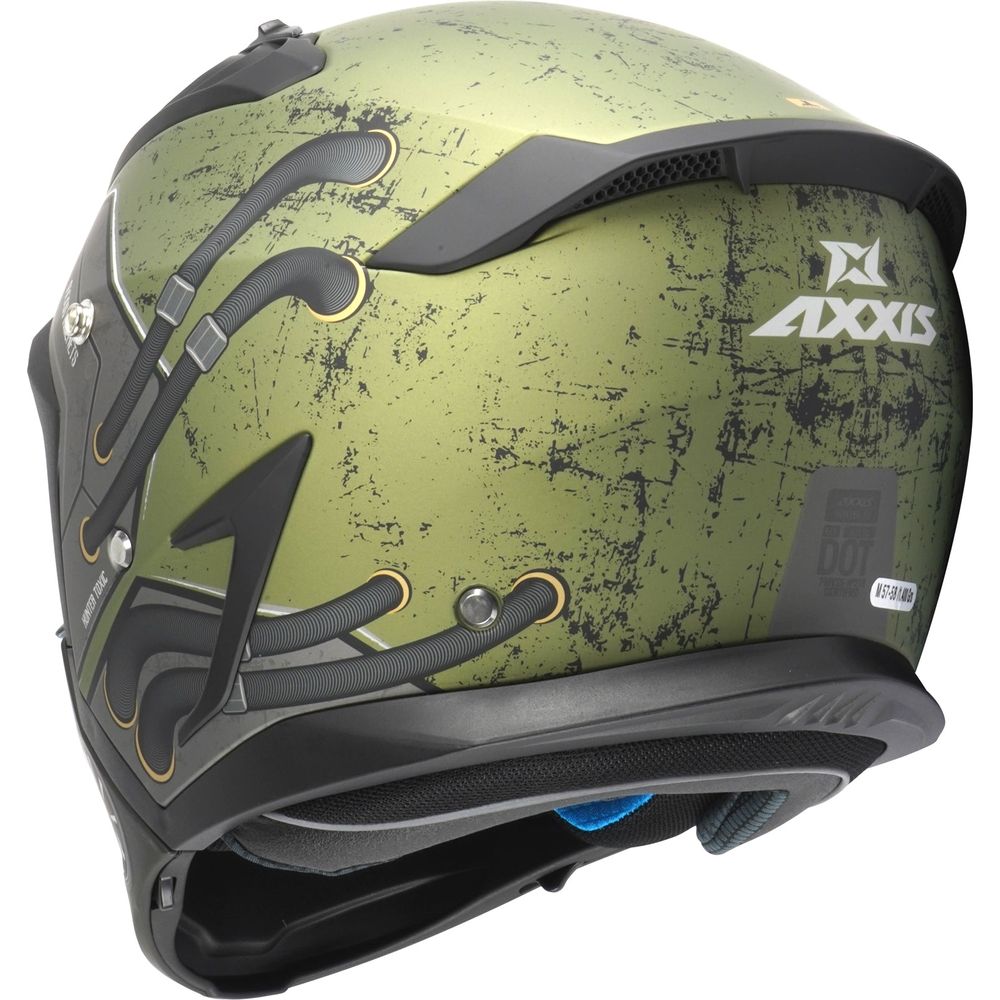 Axxis Hunter SV Toxic C6 Adventure Helmet Matt Green