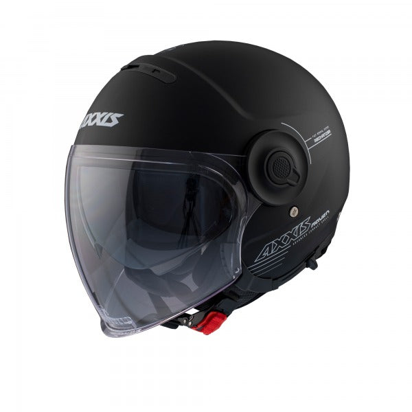 Axxis Raven SV Solid A1 Open Face Helmet Matt Black