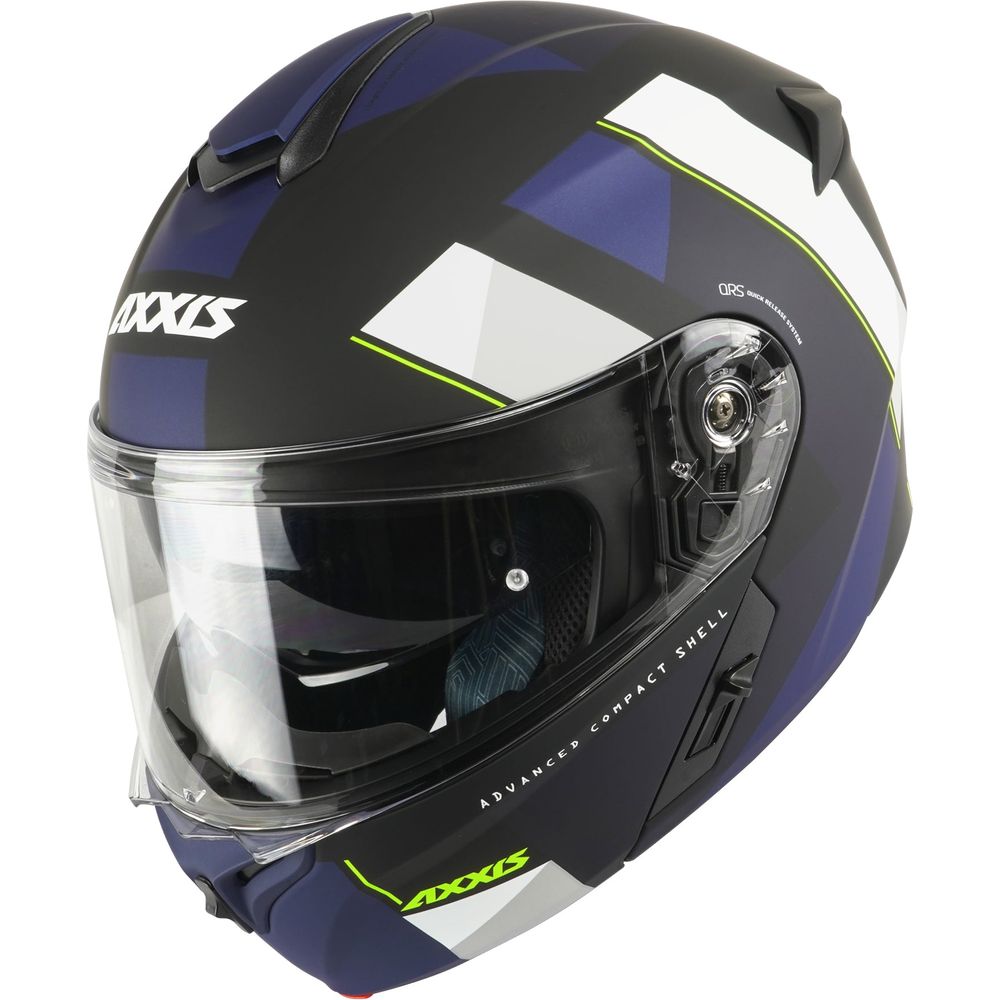 Axxis Storm SV Diamond A7 Flip Up Helmet Matt Blue