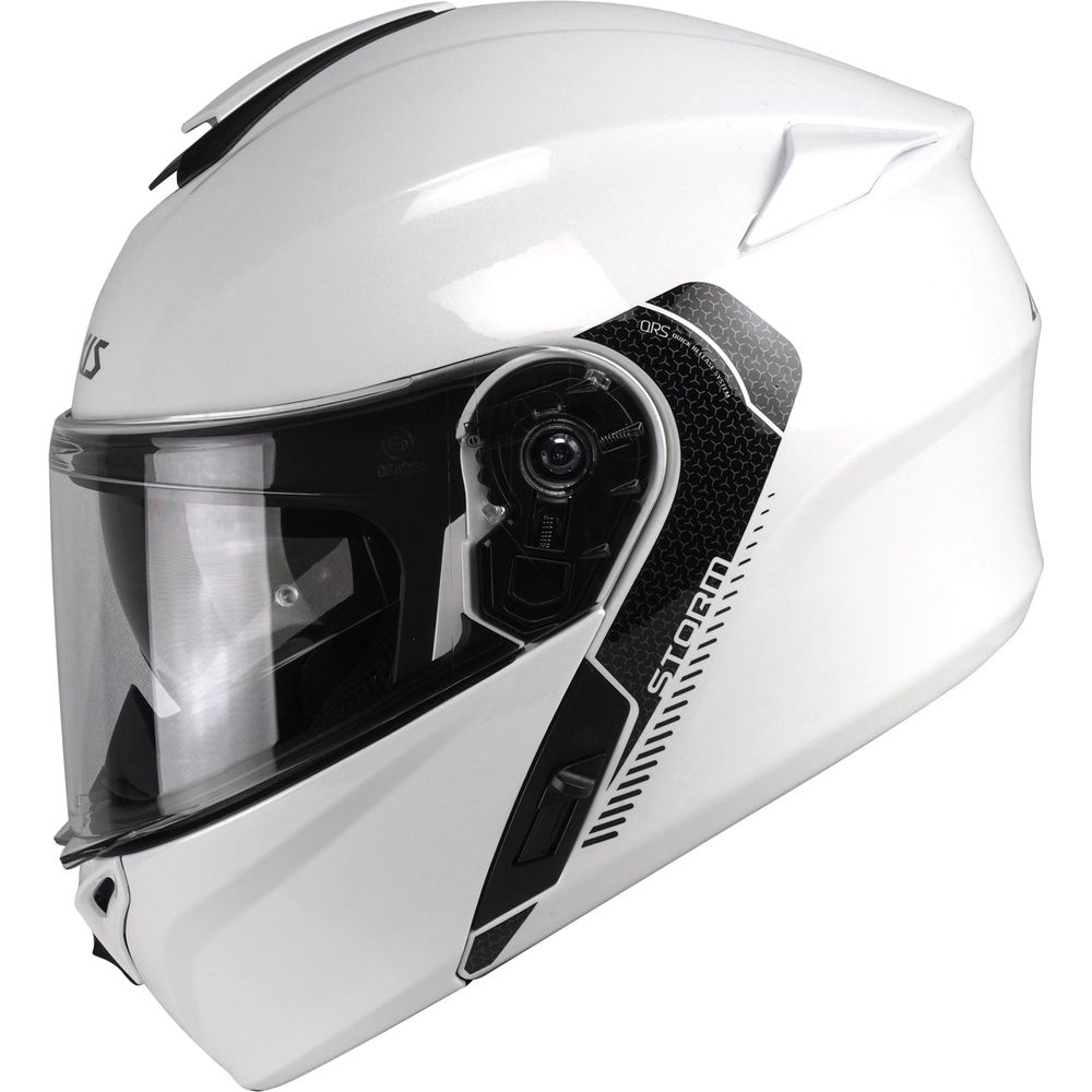 Axxis Storm SV Solid A0 Flip Up Helmet Gloss Pearl White