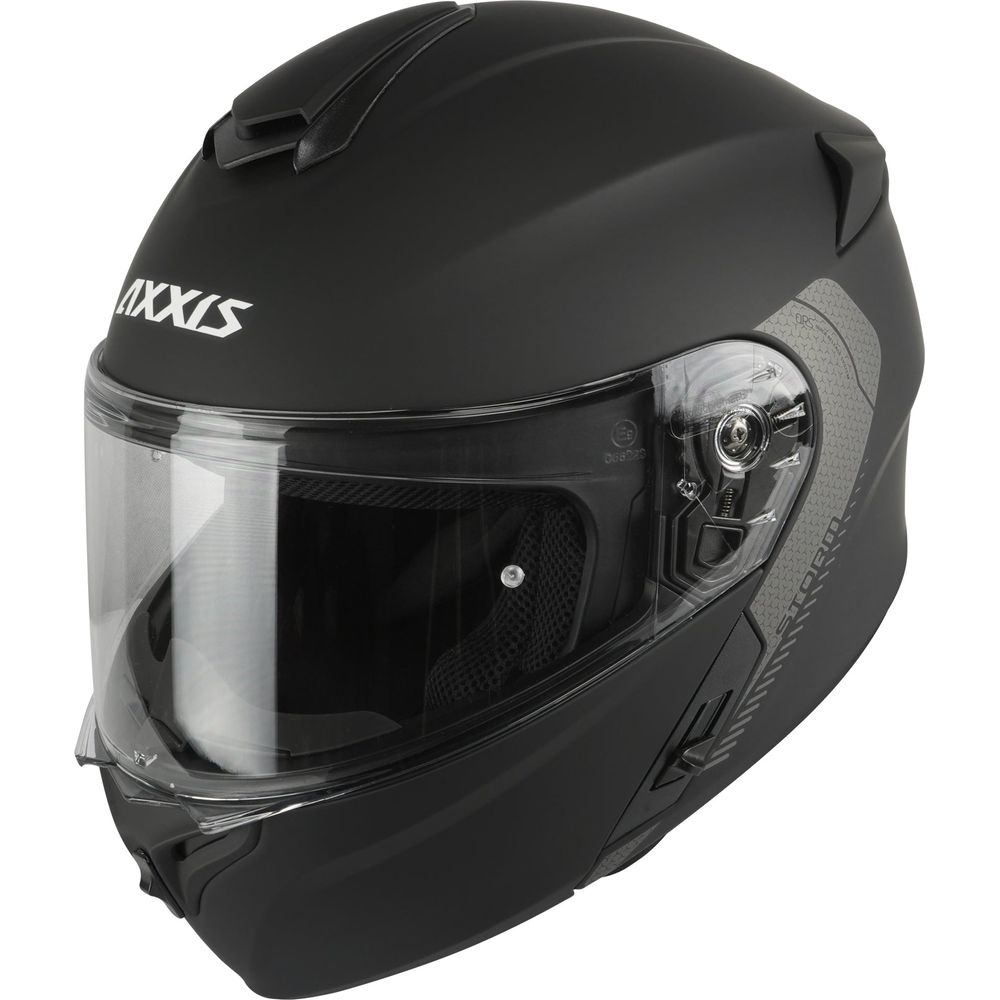 Axxis Storm SV Solid A1 Flip Up Helmet Matt Black